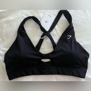 Gymshark black sports bra